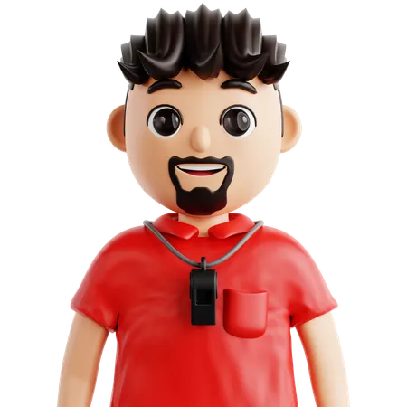 Trainer  3D Icon