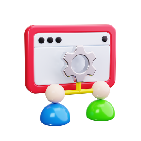 トレーニング  3D Icon