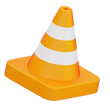 Training Cone 3D Icon