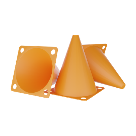 Training Cones  3D Icon