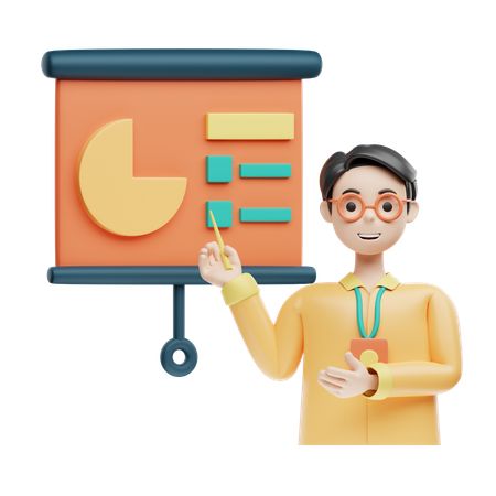 Training Course  3D Icon
