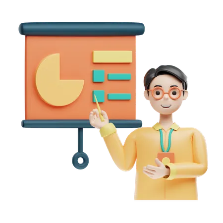 Training Course  3D Icon