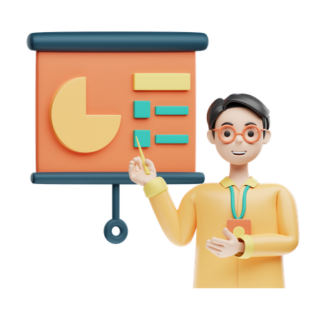 Training Course  3D Icon