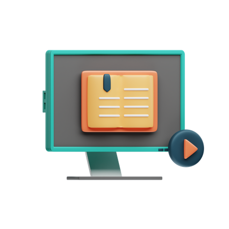 Training Video  3D Icon