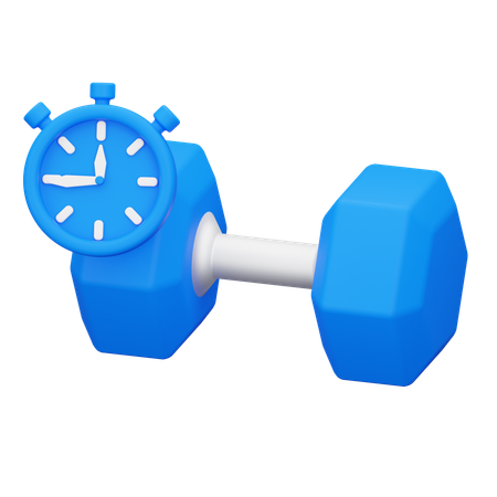 Trainingszeit  3D Icon