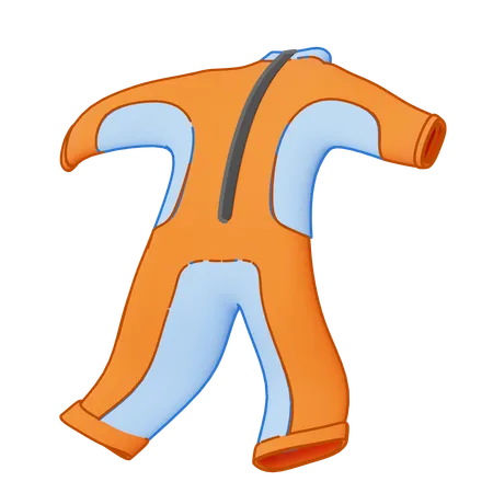 Traje de neopreno  3D Icon