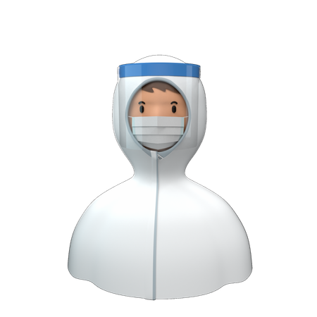 Traje de proteção  3D Icon