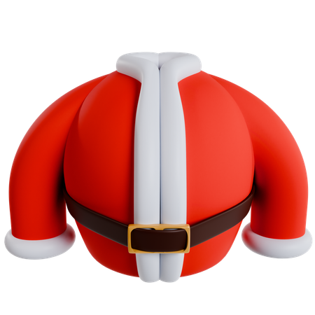 Traje festivo do Papai Noel  3D Icon