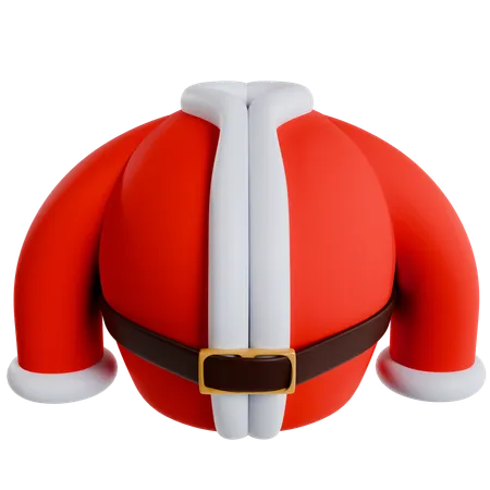 Traje festivo do Papai Noel  3D Icon