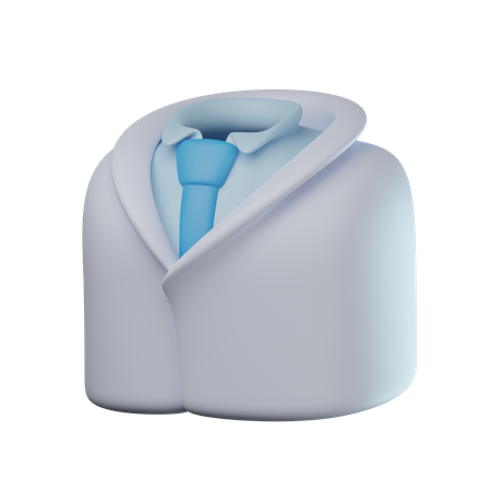 Terno de médico  3D Icon