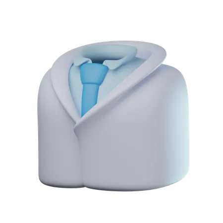 Terno de médico  3D Icon