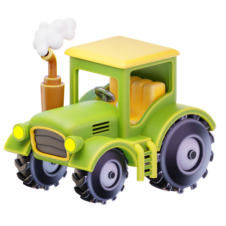 Traktor  3D Icon