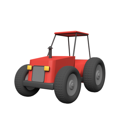 Traktor  3D Illustration