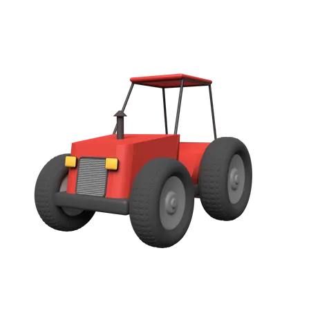 Traktor  3D Illustration