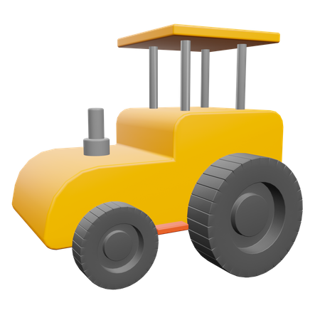 Traktor  3D Illustration