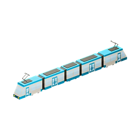 Tram  3D Icon