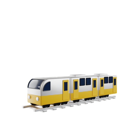 Tram  3D Icon