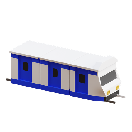 Tram  3D Icon