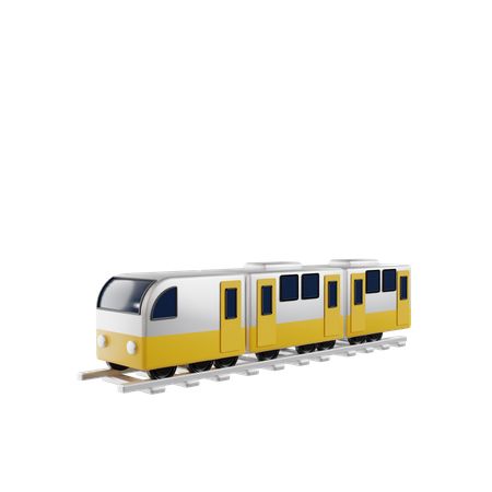 Tram  3D Icon