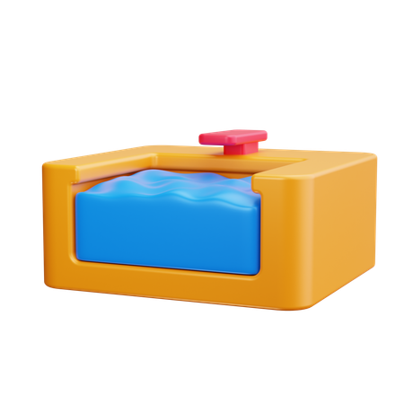 Prancha de mergulho  3D Icon