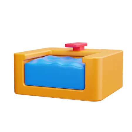 Prancha de mergulho  3D Icon