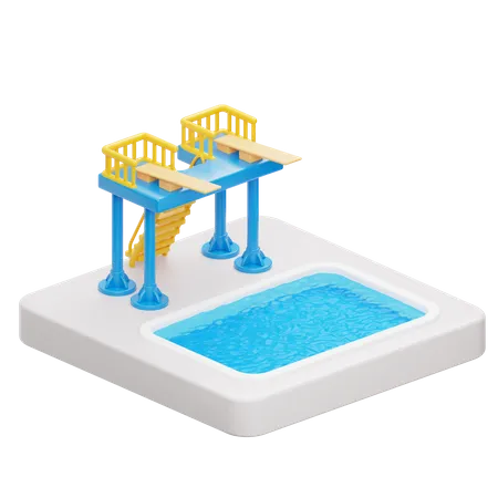 Trampolim  3D Icon