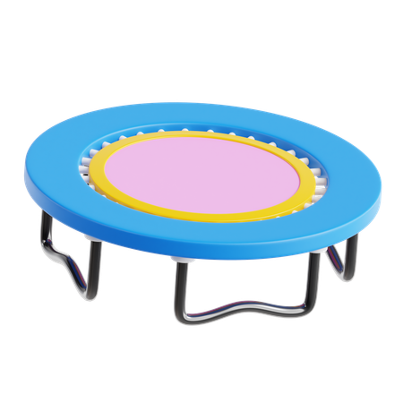 Trampolín  3D Icon