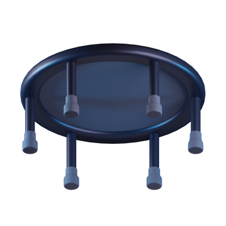 Trampolín  3D Icon