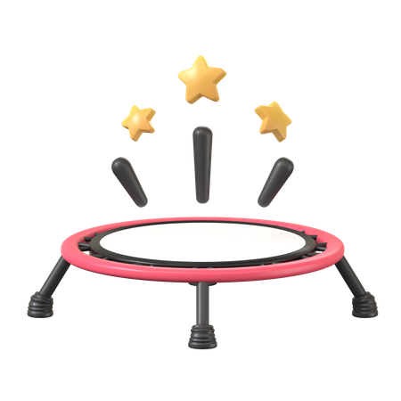 Trampoline  3D Icon