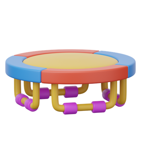 Trampoline  3D Icon