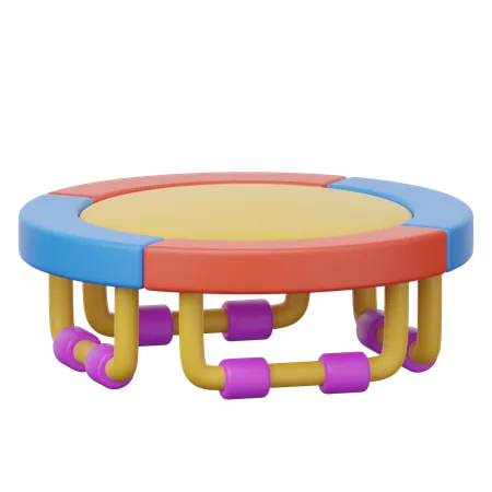 Trampoline  3D Icon