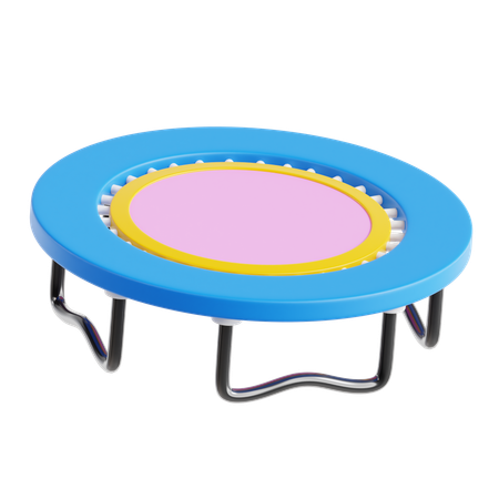 Trampoline  3D Icon