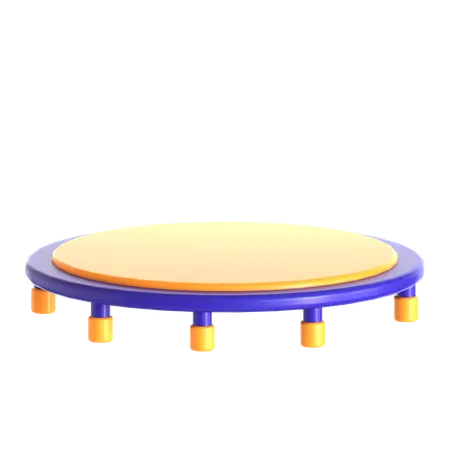 Trampoline Playground  3D Icon