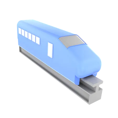 Tram  3D Icon