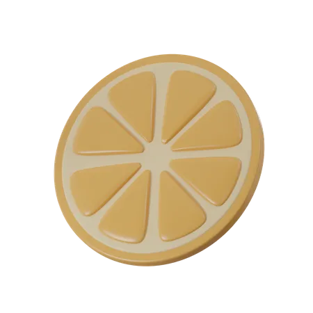 Tranche de citron  3D Icon