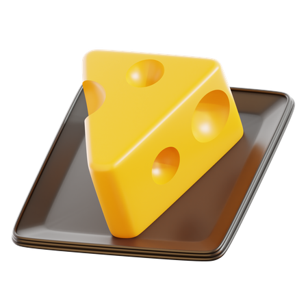 Tranche de fromage  3D Icon