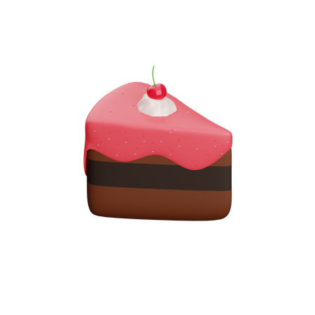 Tranche de gâteau  3D Icon