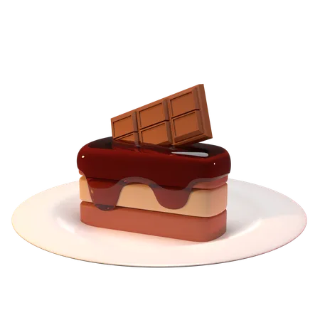 Une part de gâteau  3D Icon