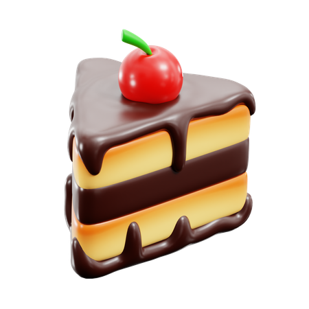 Tranche de gâteau  3D Icon