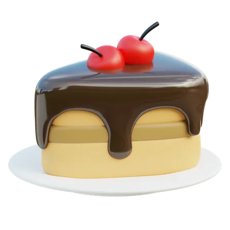 Tranche de gâteau  3D Icon