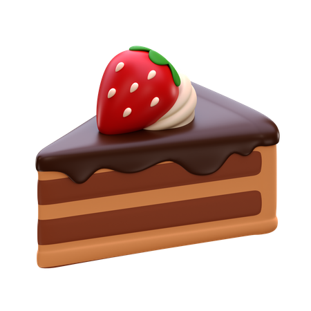 Tranche de gâteau  3D Icon