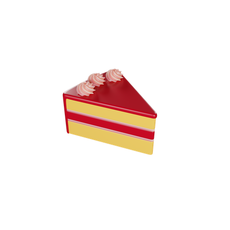 Tranche de gâteau  3D Icon