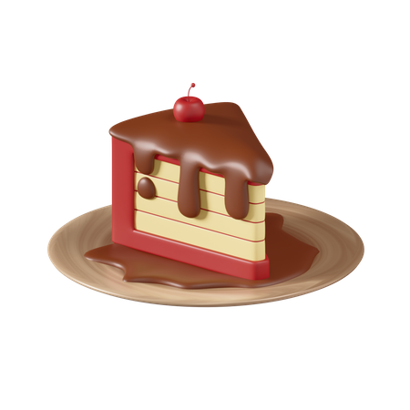 Tranche de gâteau  3D Icon