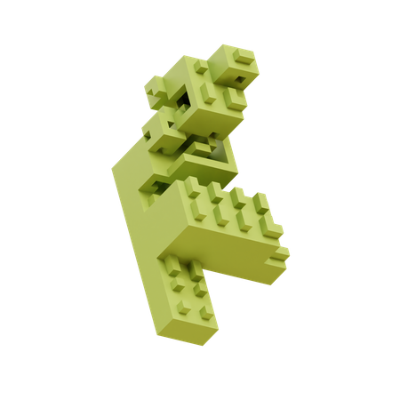 Fracture cellulaire d'une tranche de kiwi  3D Icon