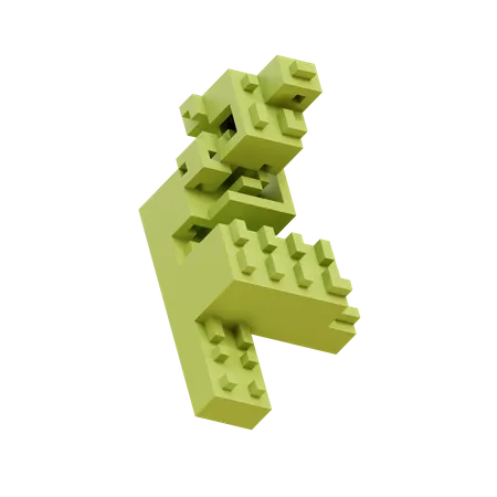 Fracture cellulaire d'une tranche de kiwi  3D Icon