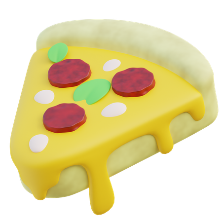 Tranche de pizza  3D Icon