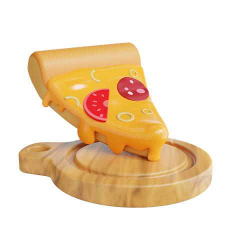 Tranche de pizza  3D Icon
