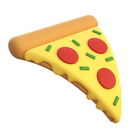Tranche de pizza  3D Icon