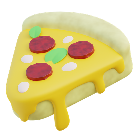 Tranche de pizza  3D Icon