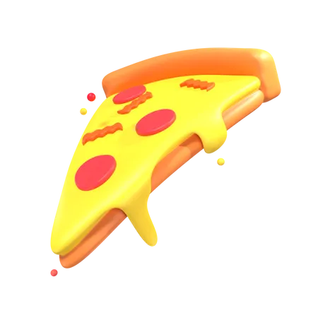 Tranche de pizza  3D Icon